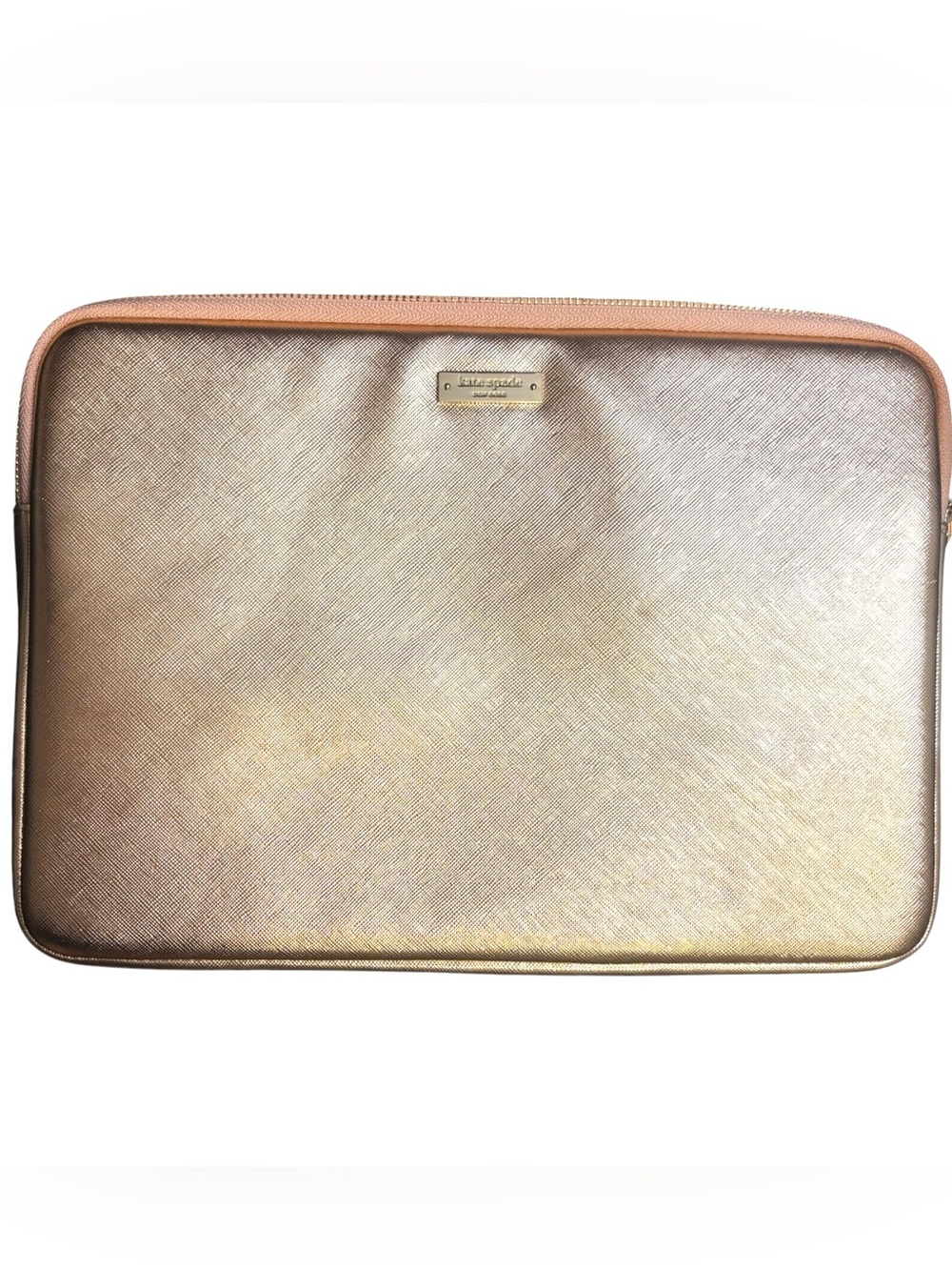 Kate Spade Metallic Pink Tablet/Laptop Sleeve